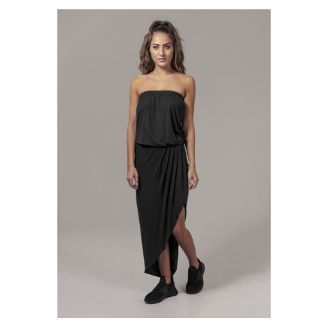 Ladies Viscose Bandeau Dress - black Urban Classics