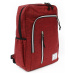 Červený zipový městský batoh Corvin Lamer