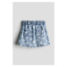 H & M - Denim paper bag skirt - modrá