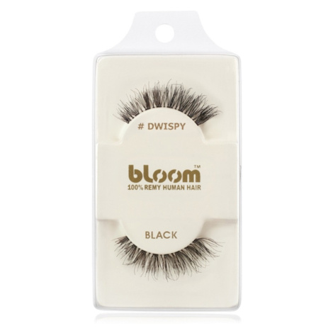 Bloom Natural nalepovací řasy z přírodních vlasů (Dwispy, Black) 1 cm