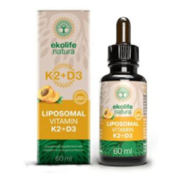 EKOLIFE NATURA Liposomal Vitamin K2 + D3 60ml