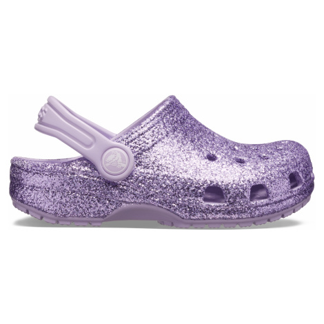 Crocs Classic Glitter Clog K Lavender C8