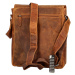 Kožená pánská crossbody/taška Green Wood Derekan, camel