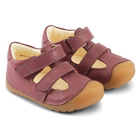 BUNDGAARD PETIT SUMMER Dark Rose WS | Dětské barefoot sandály