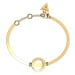 Guess Modní pozlacený náramek Circle Lights JUBB03172JWYG S: 14,5 - 18,5 cm