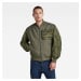 G-STAR Jacket - Chest pocket pm bomber green