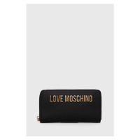 Peněženka Love Moschino černá barva, JC5611PP1LKD0000