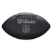 Wilson NFL JET BLACK Míč na americký fotbal, černá, velikost