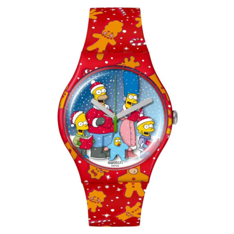 Swatch The Simpsons Wondrous Winter Wonderland SUOZ361