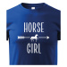 Dětské tričko pro milovníky koní s potiskem "Horse girl" - skvělý dárek