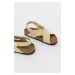 Semišové sandály Birkenstock Tulum dámské, béžová barva
