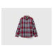 Benetton, Plaid Shirt In 100% Cotton