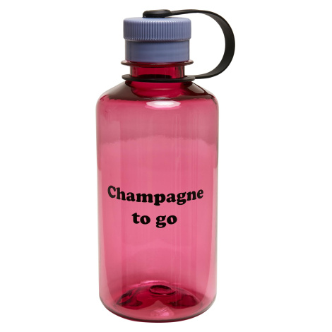 Champagne To Go Prohlášení Láhev světlefialová Urban Classics