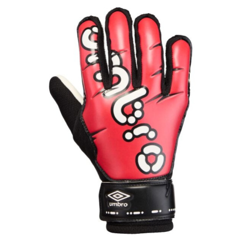 Umbro CYPHER GLOVE - JNR Dětské brankářské rukavice, červená, velikost