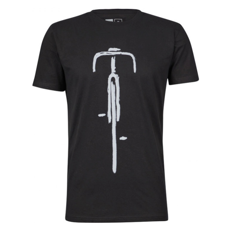 Dedicated T-shirt Stockholm Bike Front Charcoal
