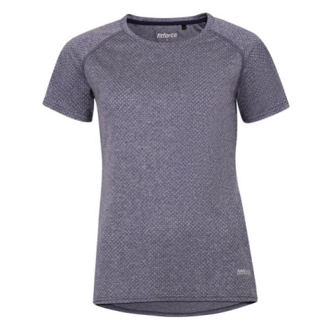 Fitforce BLOOKIE Dámské fitness triko, tmavě modrá, velikost
