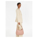 Růžová dámská vzorovaná kabelka Calvin Klein