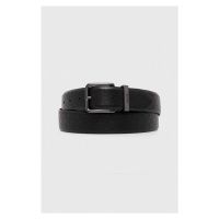 Kožený pásek Calvin Klein pánský, černá barva, K50K511576