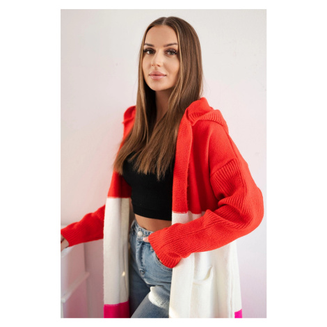 Kesi Dlouhý kardigan Ida s kapucí Barva: Smetanová