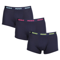 3PACK pánské boxerky HUGO vícebarevné (50469766 414)