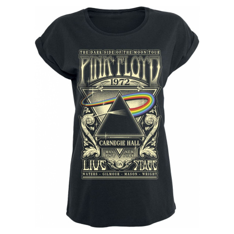 Pink Floyd The Dark Side Of The Moon - Live On Stage 1972 Dámské tričko černá