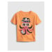 GAP oranžové dětské tričko short sleeve graphic t-shirt