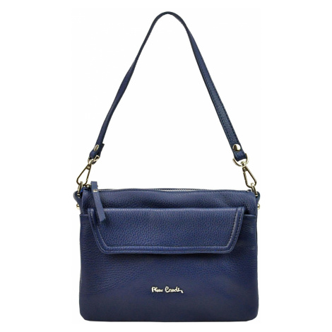 Luxusní kožená kabelka Pierre Cardin FRZ 1833 modrá