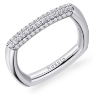 Rosato Stylový stříbrný prsten se zirkony Bianca RZBI31