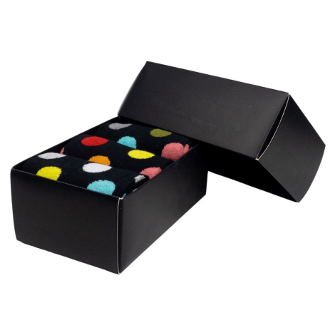 Meatfly ponožky Lexy Gift Pack Black Dots | Mnohobarevná