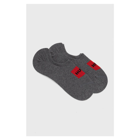 Ponožky HUGO pánské, šedá barva, 50468123 Hugo Boss