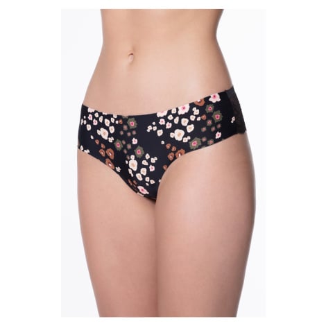 Kalhotky Julimex Lingerie Tanga panty Barva: Černá