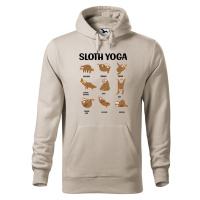 DOBRÝ TRIKO Pánská mikina s potiskem Sloth yoga