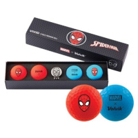 VOLVIK MARVEL SPIDER MAN Sada golfových míčků, modrá, velikost