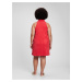 Červené dámské krátké šaty s límečkem GAP