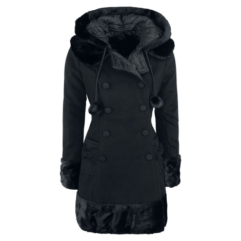 Hell Bunny Sarah Jane Coat Dámský kabát černá