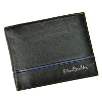 Pánská kožená peněženka Pierre Cardin Jean - černo-modrá