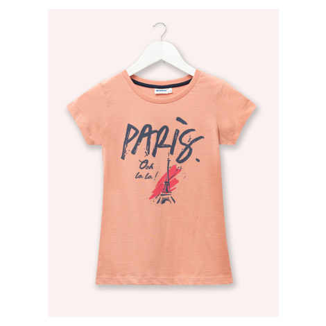 Dívčí tričko - WINKIKI WTG 01766, starorůžová/ 232 Barva: Růžová
