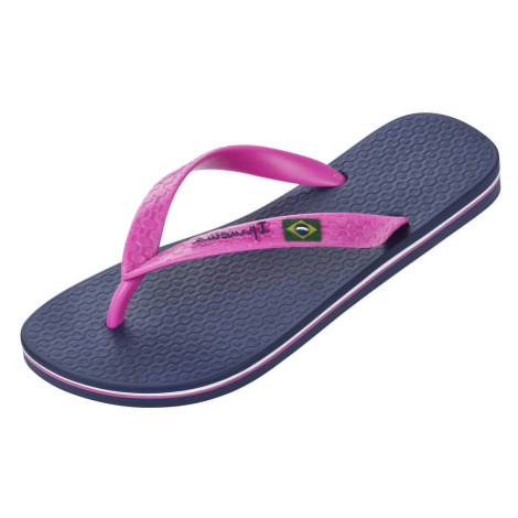 Fialové dámské žabky