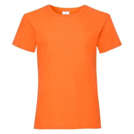 Orange Girls' T-shirt Valueweight Fruit of the Loom