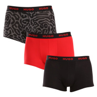 HUGO 3PACK pánské boxerky vícebarevné XL