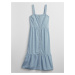 Modré dámské šaty GAP denim dress