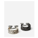 Náramek karl lagerfeld hotel karl woven bracelet set beige