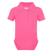 Link Kids Wear Dětské body s límečkem X947 Cherry