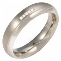 Boccia Titanium Titanový snubní prsten s diamanty 0130-09 51 mm