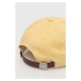 Bavlněná baseballová čepice Levi's béžová barva, s aplikací