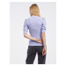 Světle fialové dámské žebrované tričko VILA Felia