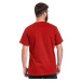 Meatfly pánské tričko Podium Dark Red | Červená