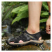 Outdoorové pánské sandály kožené letní boty na turistiku