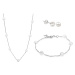 JwL Luxury Pearls Zvýhodněná perlová souprava šperků JL0355, JL0353 a JL0026