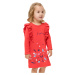 Dívčí šaty - WINKIKI WKG 92553, červená/ 270 Barva: Červená